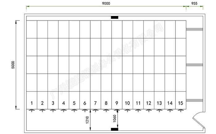 檔案密集架案例平面圖 檔案密集架案例平面圖
